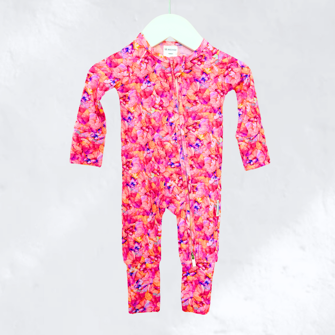 Zipper Onesie - Butterfly Dreams