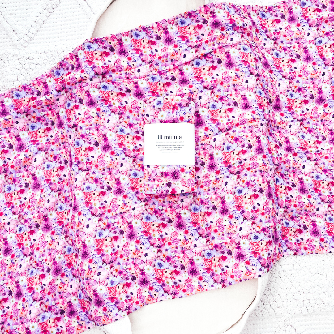 Bamboo Muslin Swaddle - Blossom