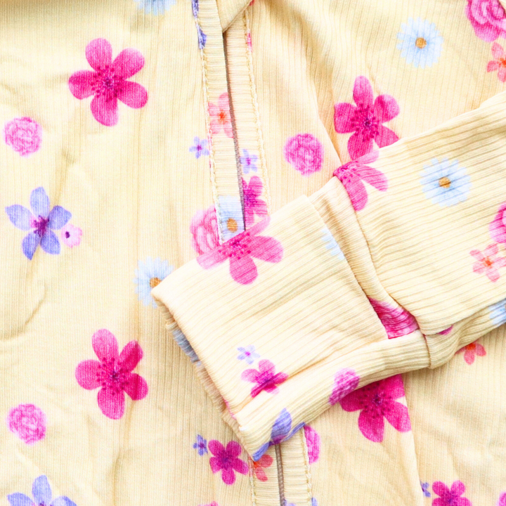Zipper Onesie - Summer Bloom