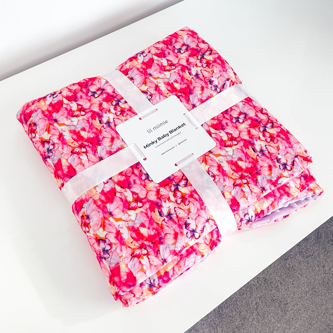 Minky Blanket | Butterfly Dreams