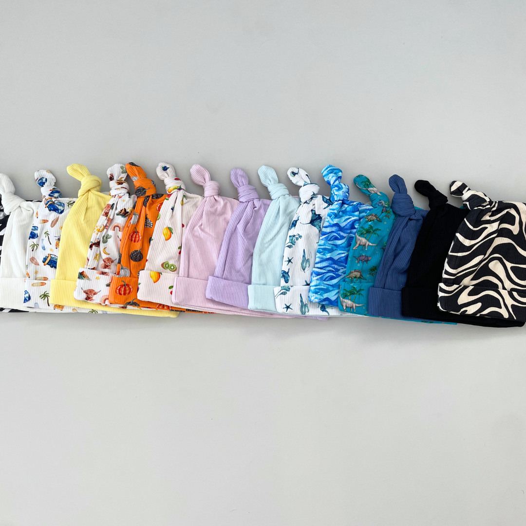 DOUBLE KNOT BEANIE | PUMPKIN