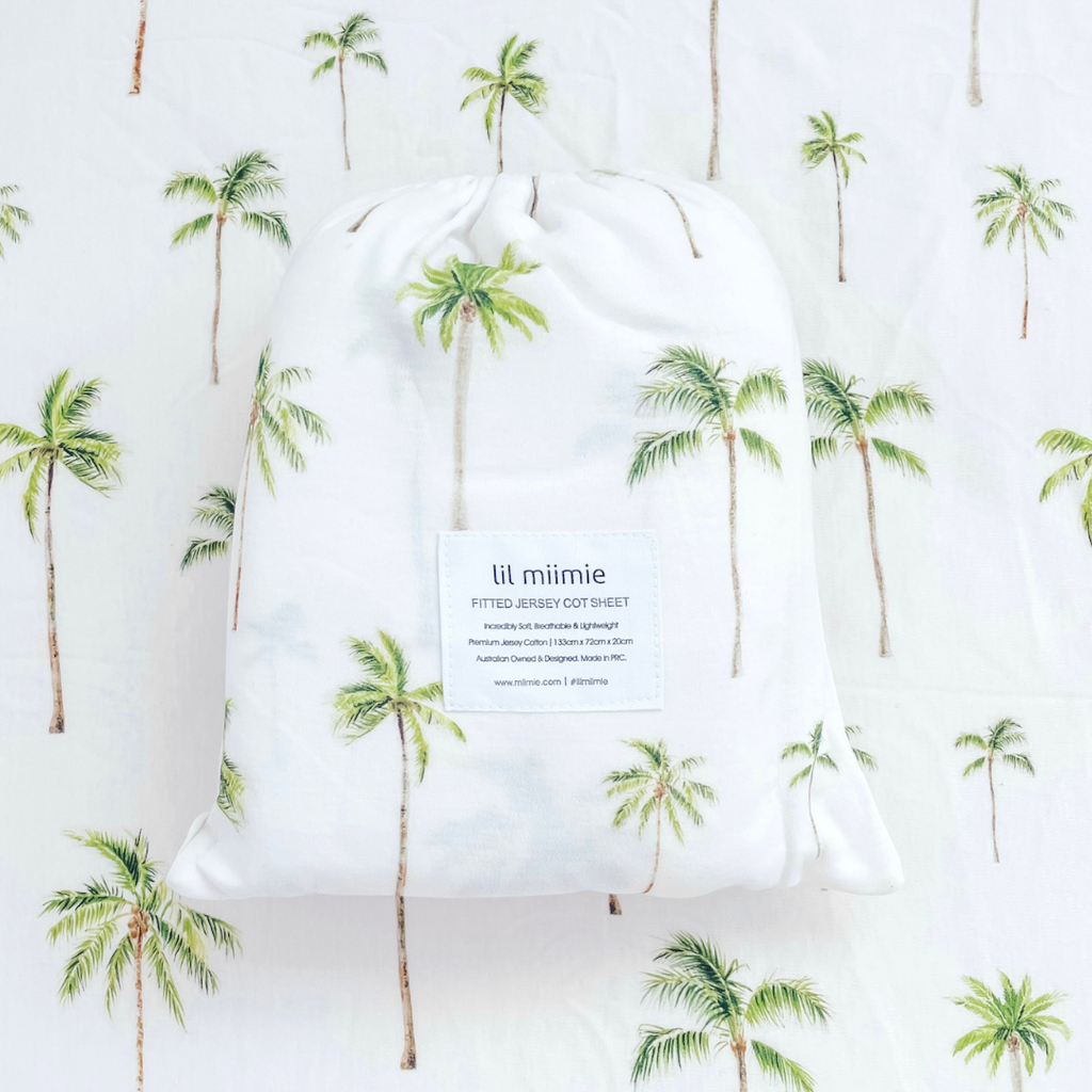 Palm tree cot hot sale sheets