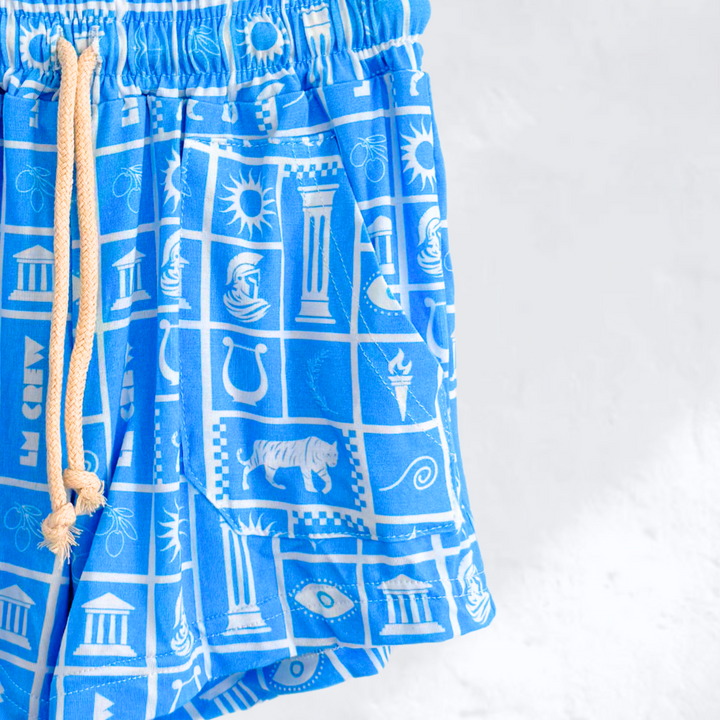 SHORTS BAMBOO | BLUE ATHENS