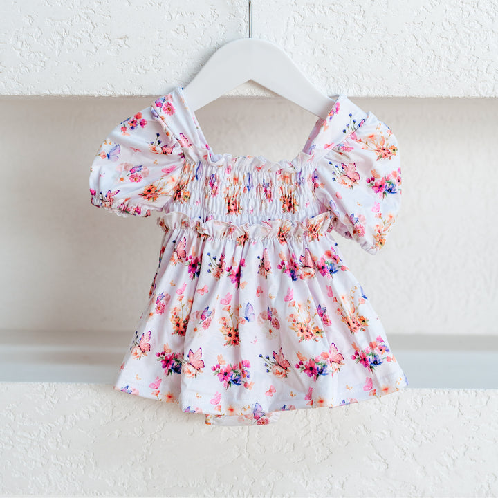 PICNIC FRILL DRESS | BUTTERFLY GARDEN