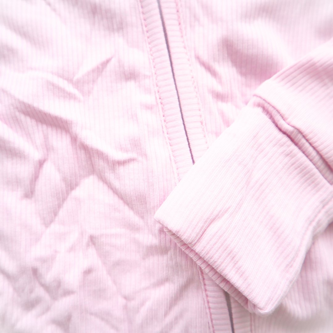 Zipper Onesie - Blush Pink