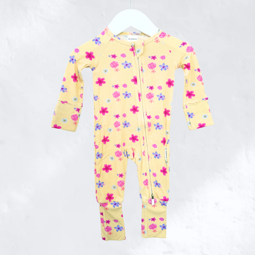 Zipper Onesie - Summer Bloom (PRE-ORDER)