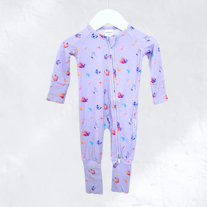 Zipper Onesie - Butterflies (PRE-ORDER)