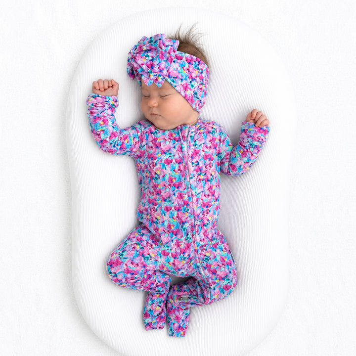 Zipper Onesie - LILAC BUTTERFLY DREAMS (PRE-ORDER)