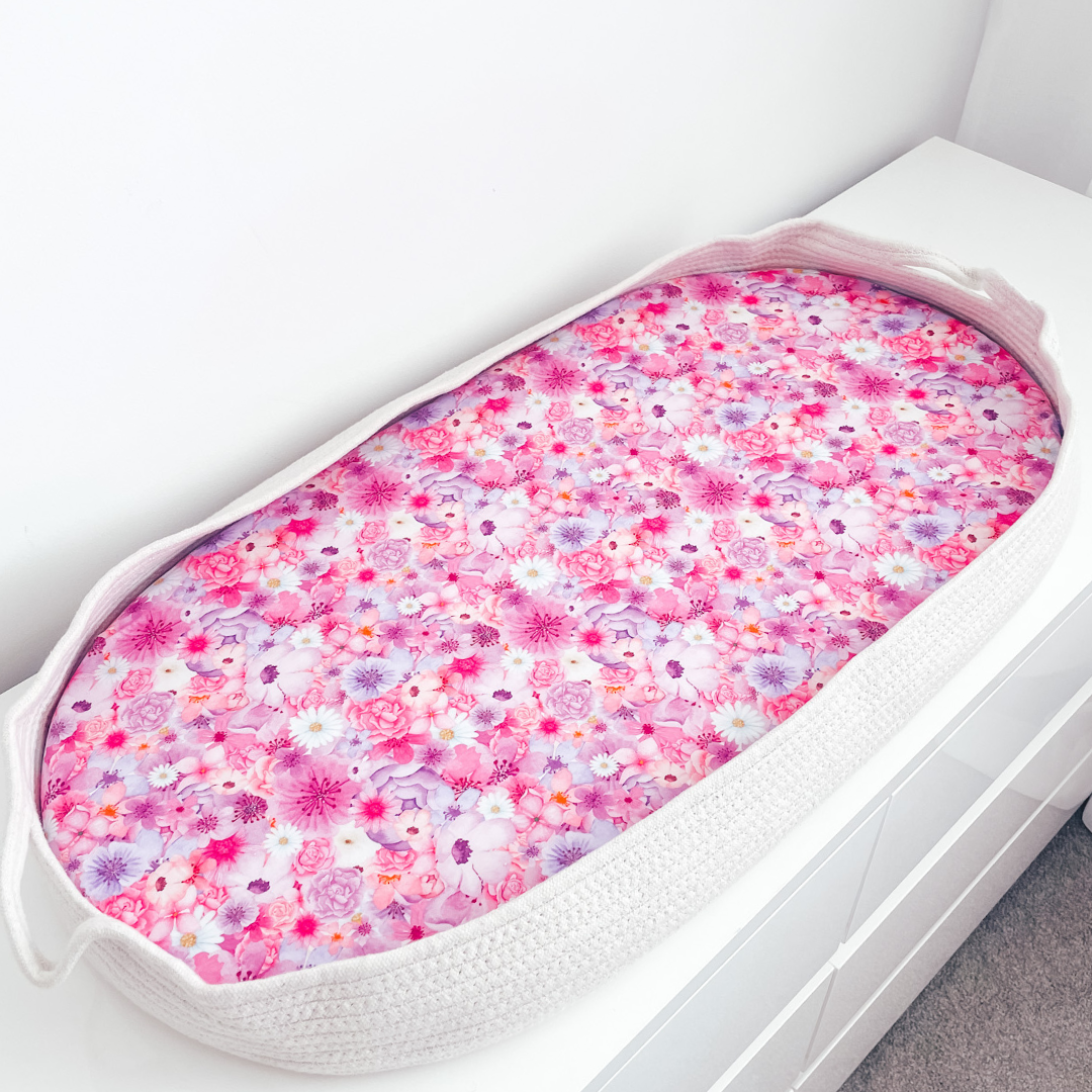 Bassinet Sheet/Change Cover | Blossom