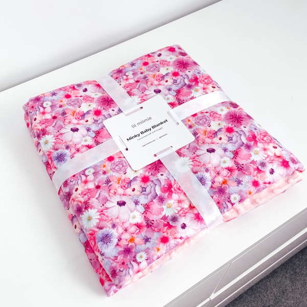 (PRE-ORDER) Blossom Minky Blanket