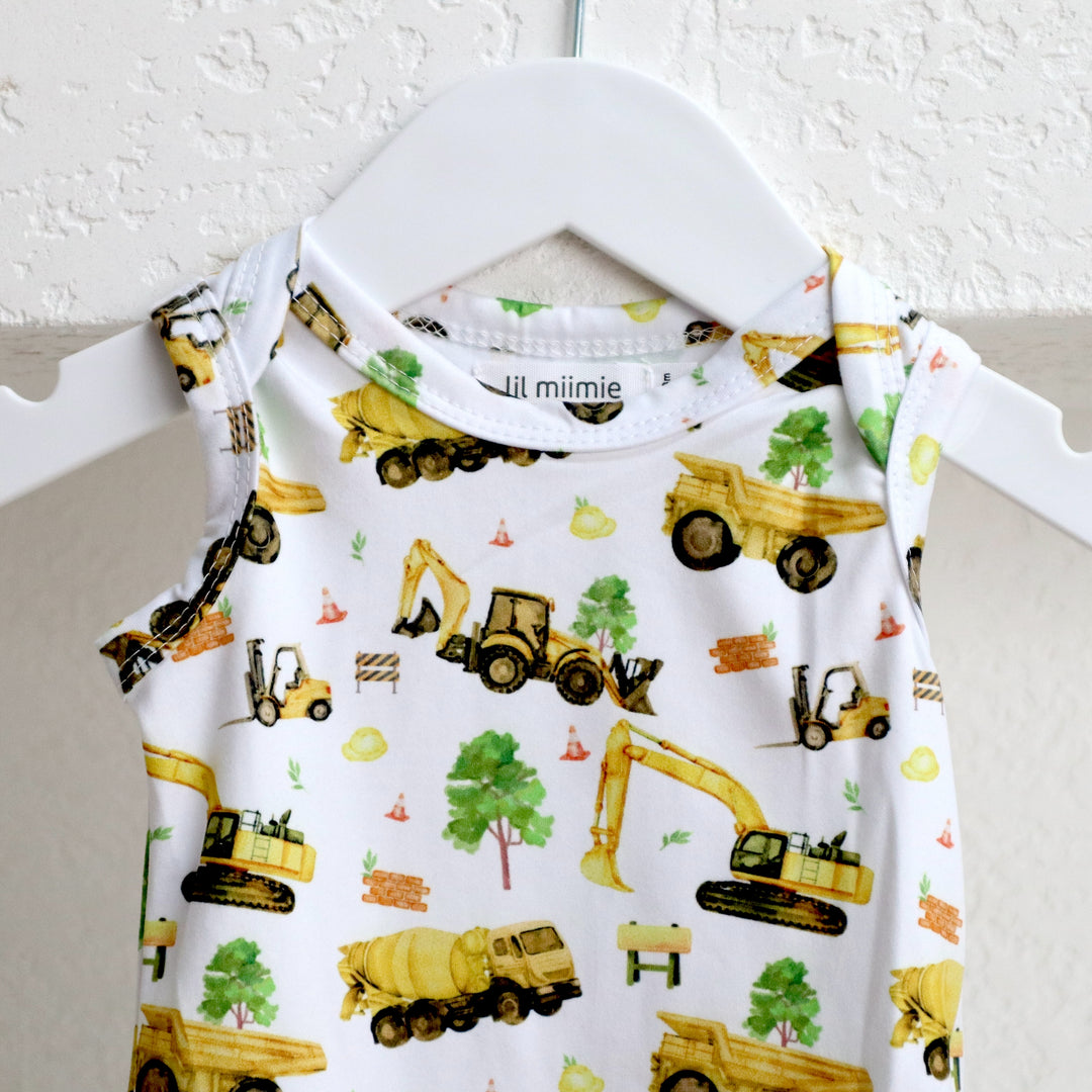 ROMPER | CONSTRUCTION TRUCKS