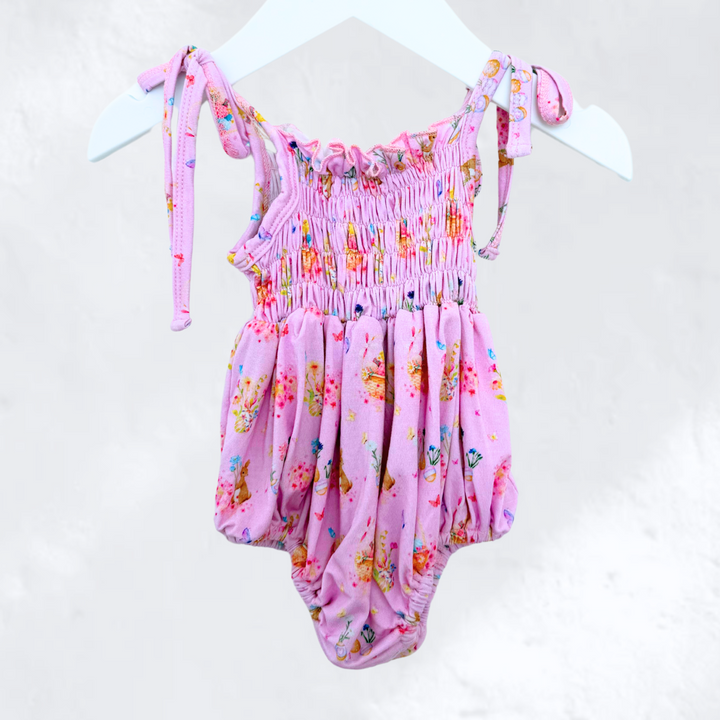 SUMMER BAMBOO ROMPER | BUNNY FLORAL