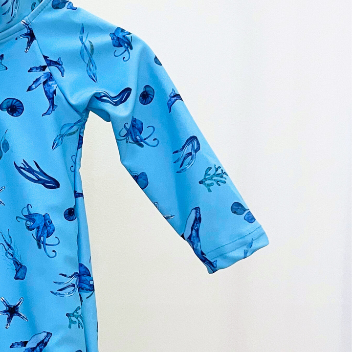 LONG SLEEVE SWIMSUIT | BLUE MARINE