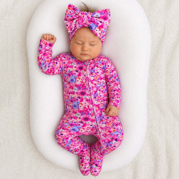 Zipper Onesie - Blossom (PRE-ORDER OCT)