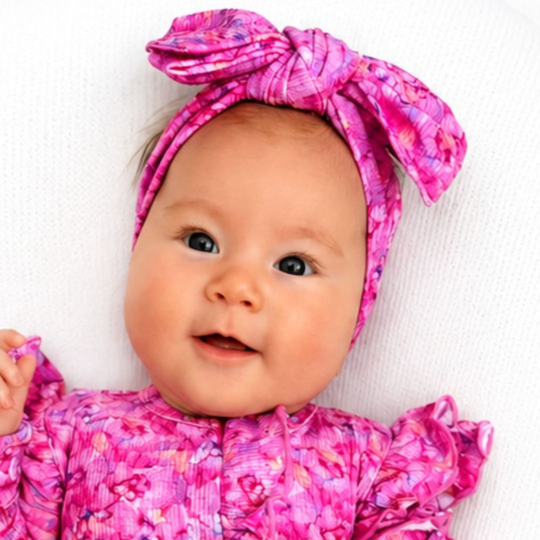 Topknot Bow - Pink Butterfly Dreams (PRE-ORDER OCT)