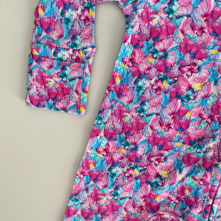 Zipper Onesie - LILAC BUTTERFLY DREAMS (PRE-ORDER)