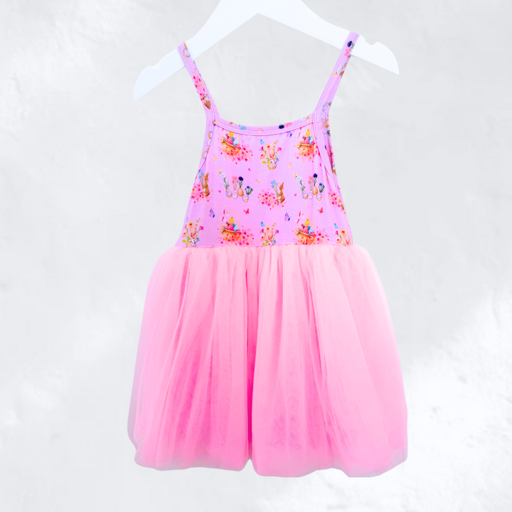 TUTU BAMBOO DRESS | BUNNY FLORAL