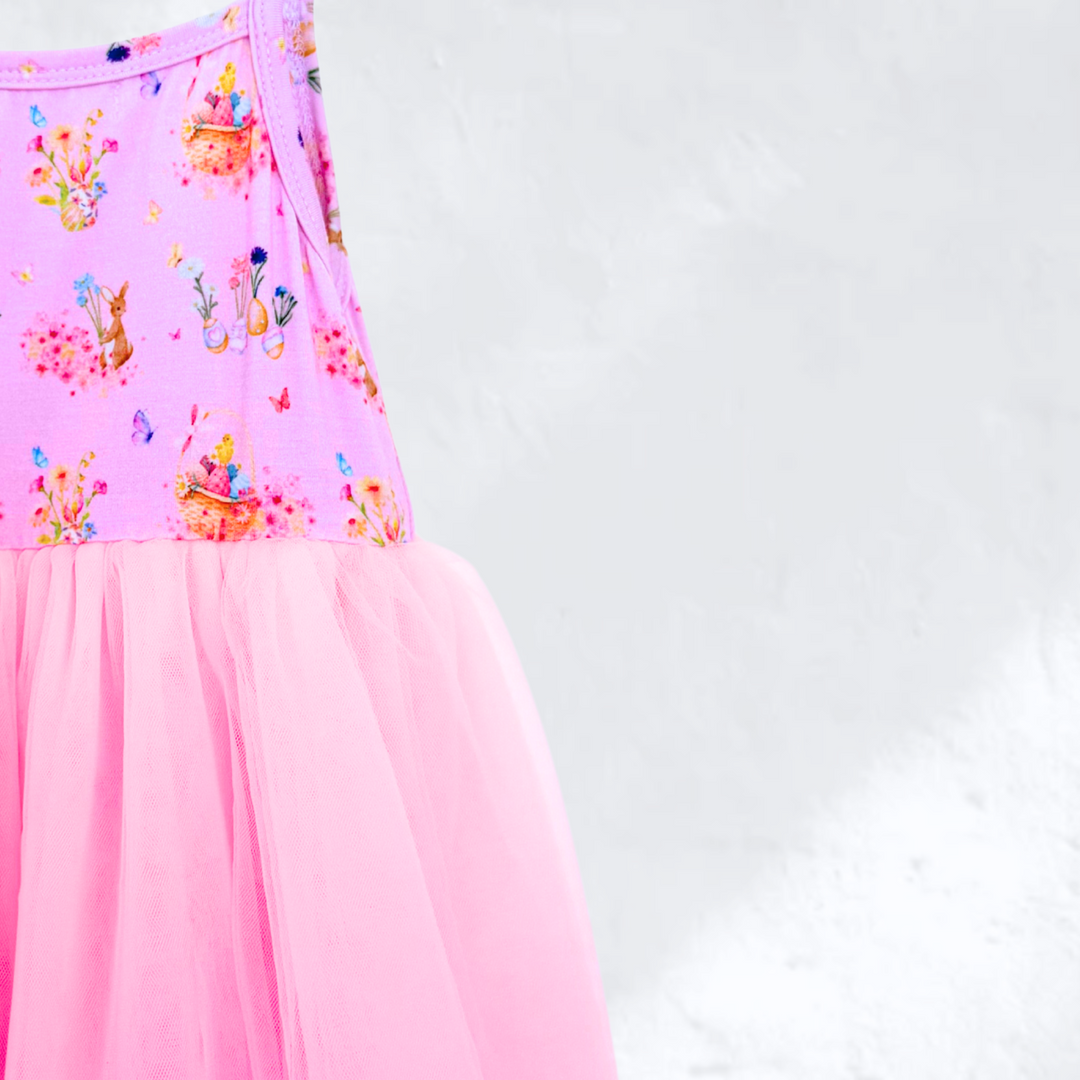 TUTU BAMBOO DRESS | BUNNY FLORAL