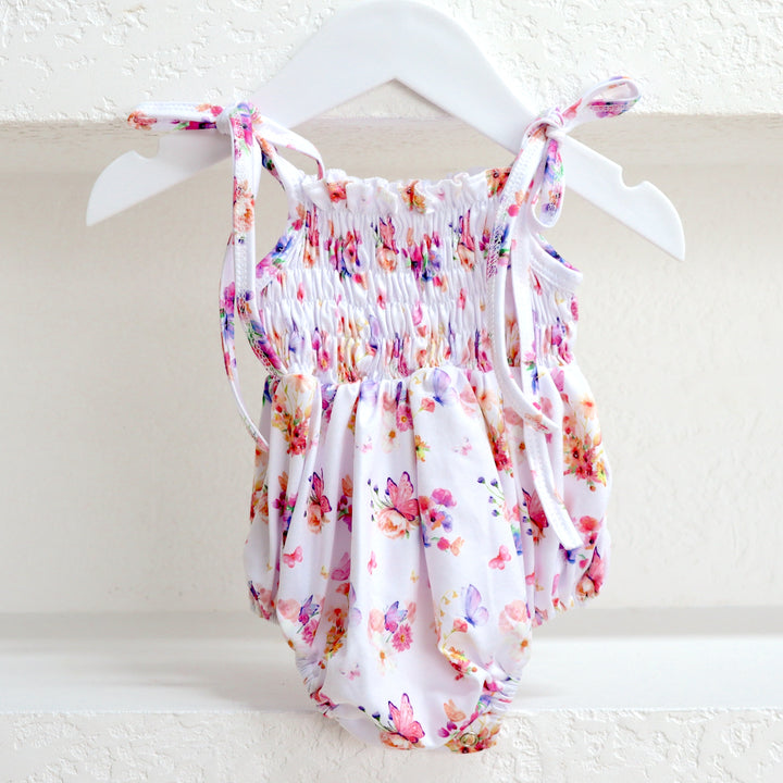 SUMMER ROMPER | BUTTERFLY GARDEN