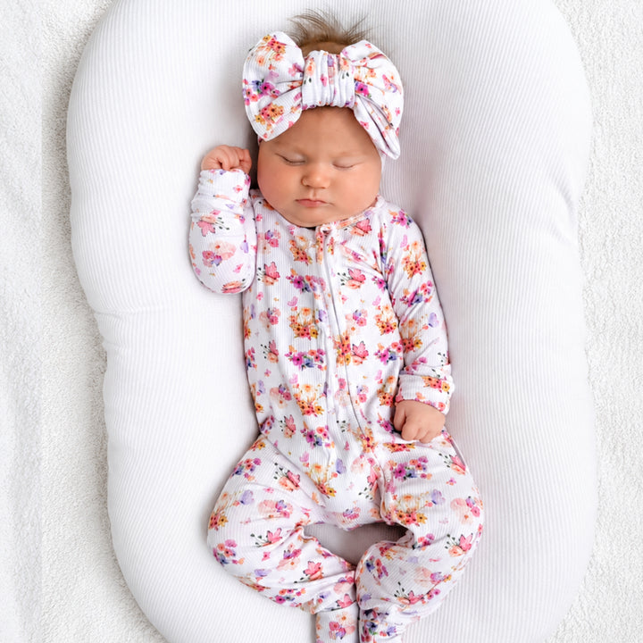 Zipper Onesie - Butterfly Garden (PRE-ORDER)