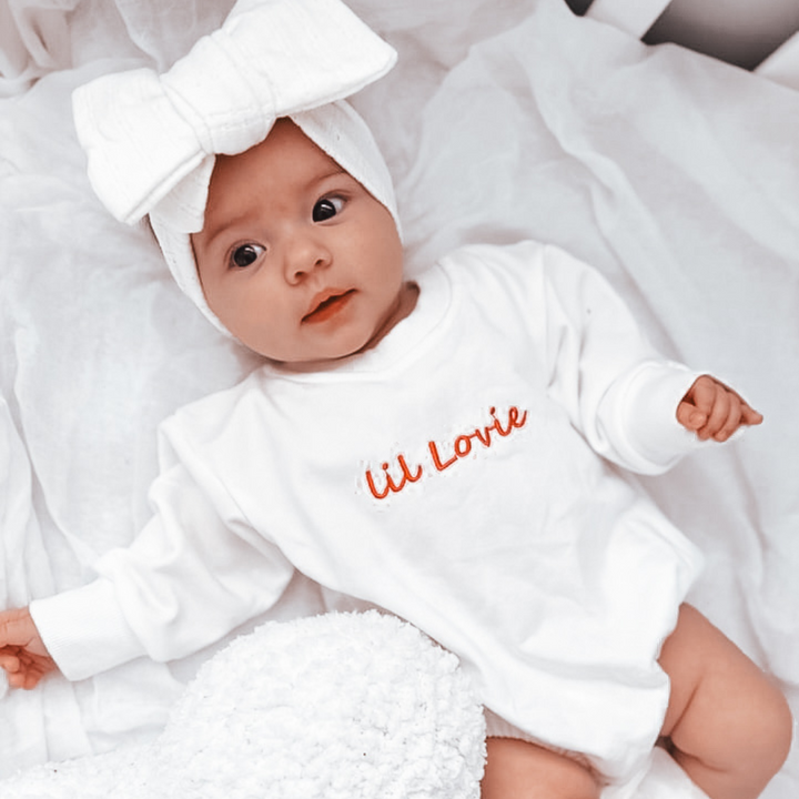 MILK BUBBLE ROMPER | LIL LOVIE