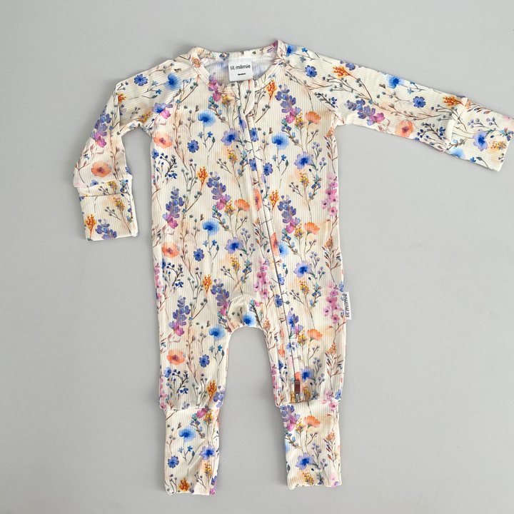 Zipper Onesie - BLUEBELL