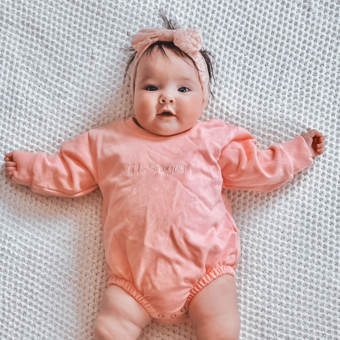 MILK BUBBLE ROMPER | LIL SUGAR