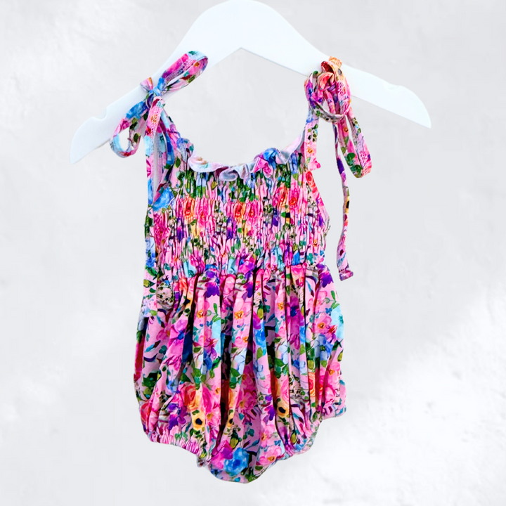 SUMMER BAMBOO ROMPER | Pastel Pink