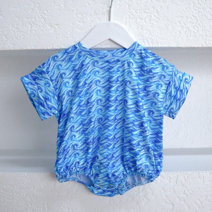 T-SHIRT ROMPER | BREAK WAVES