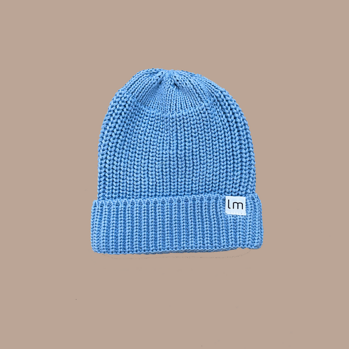 KNIT BEANIE | OCEAN BLUE