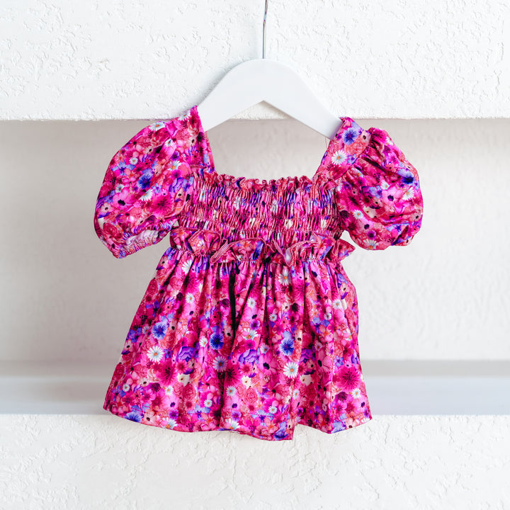 PICNIC FRILL DRESS | BLOSSOM VIVID