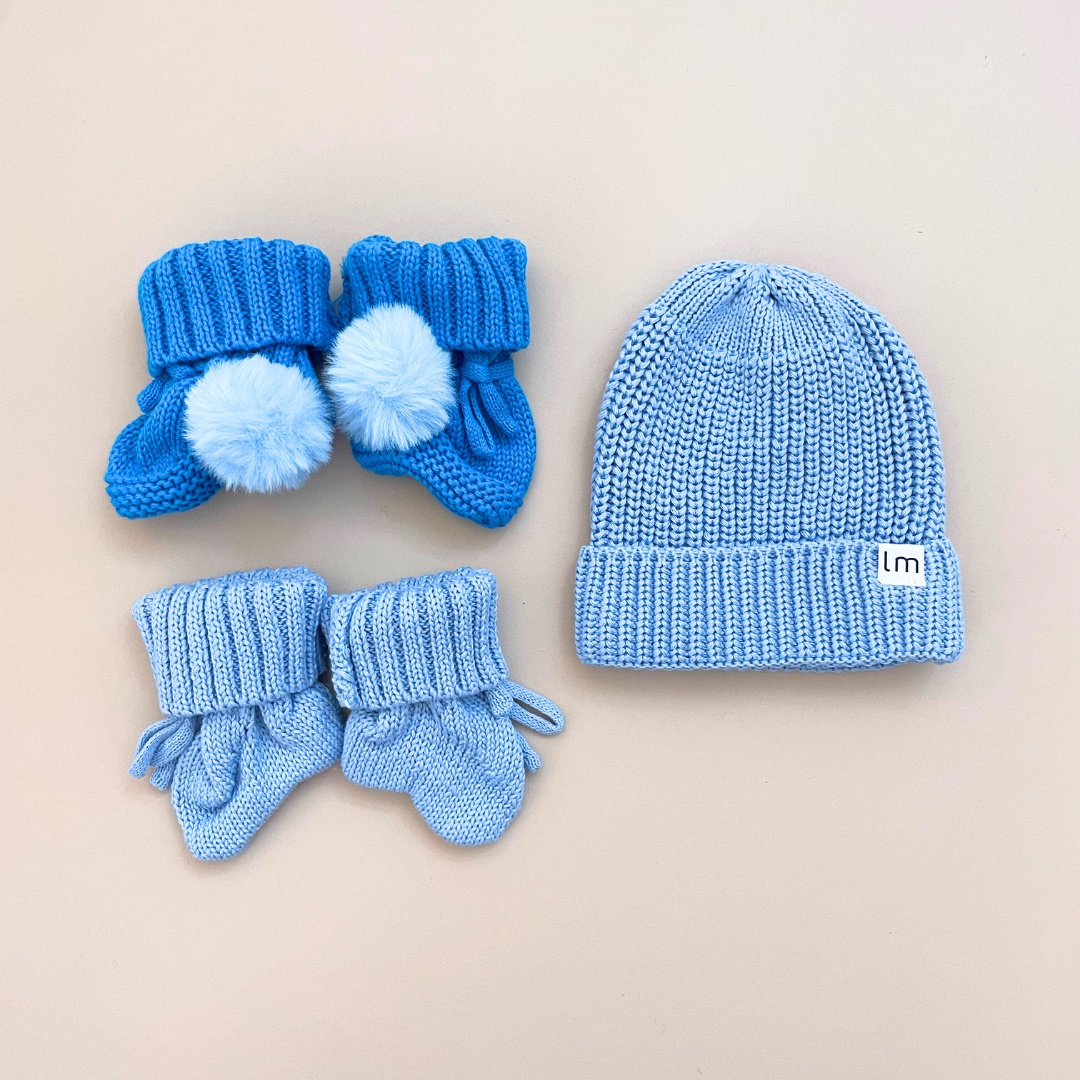 KNIT BEANIE | OCEAN BLUE