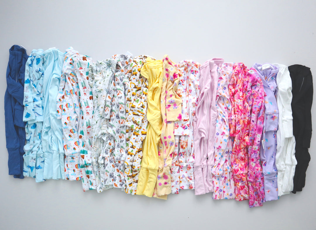 Zipper Onesie - Butterfly Garden (PRE-ORDER)