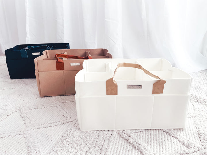 XL Caddy Baby Bag - Coconut White