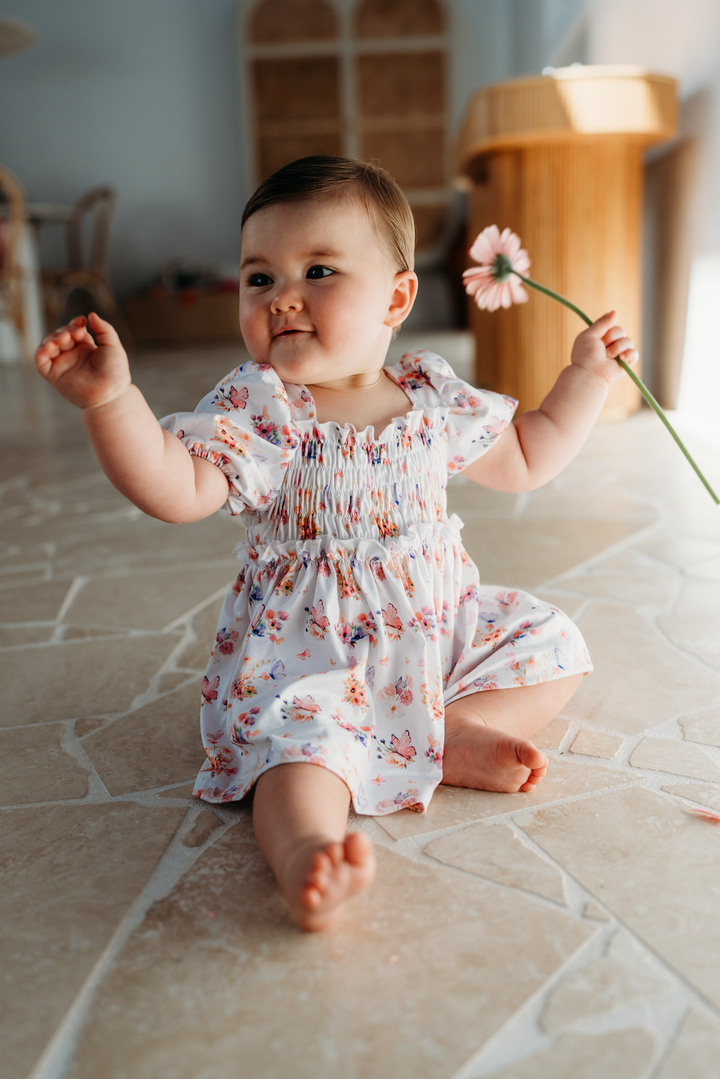 PICNIC FRILL DRESS | BUTTERFLY GARDEN