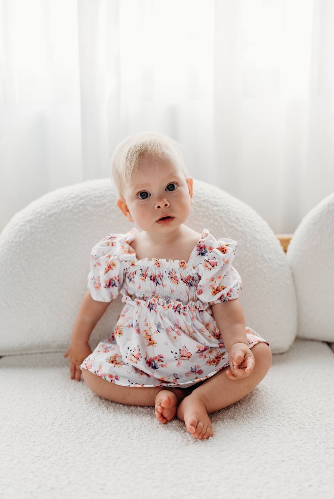 PICNIC FRILL DRESS | BUTTERFLY GARDEN