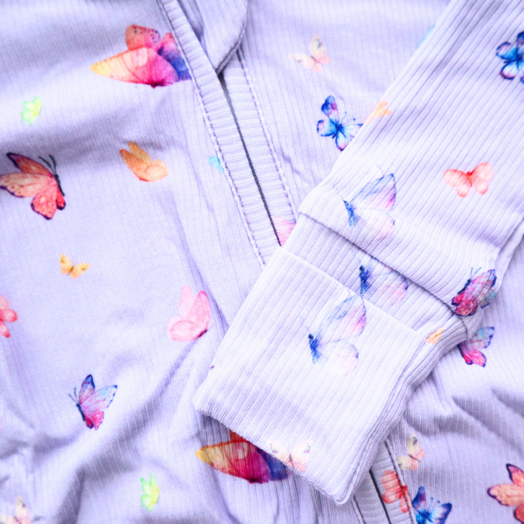 Zipper Onesie - Butterflies (PRE-ORDER)
