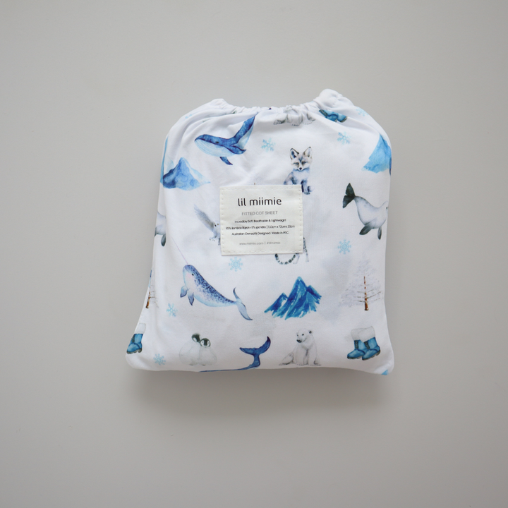 Cot Sheet | Arctic Animals